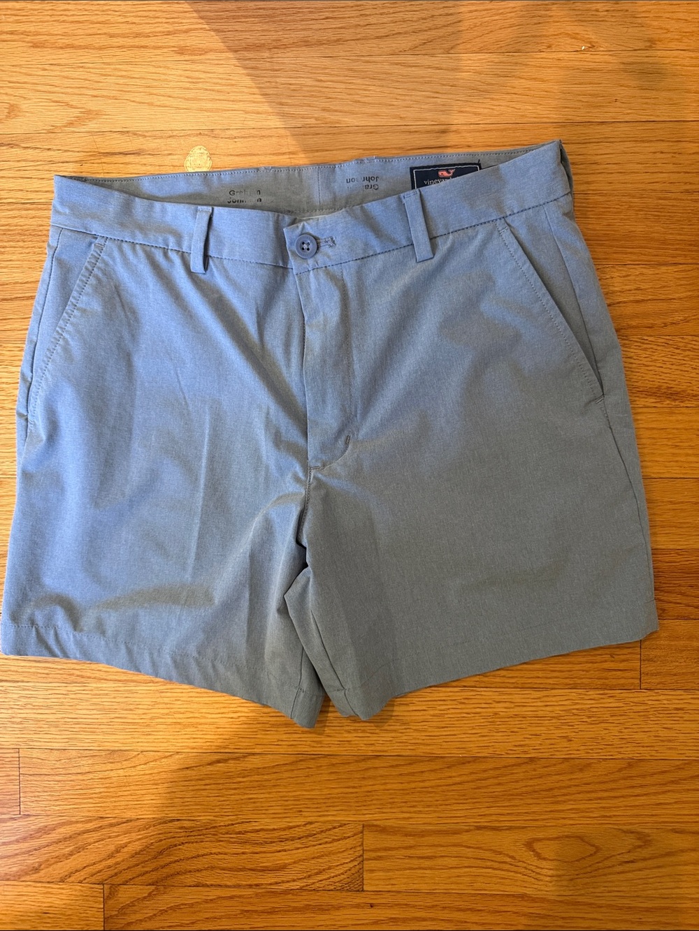 Vineyard Vines Men's Flat-Front Shorts in Light Blue